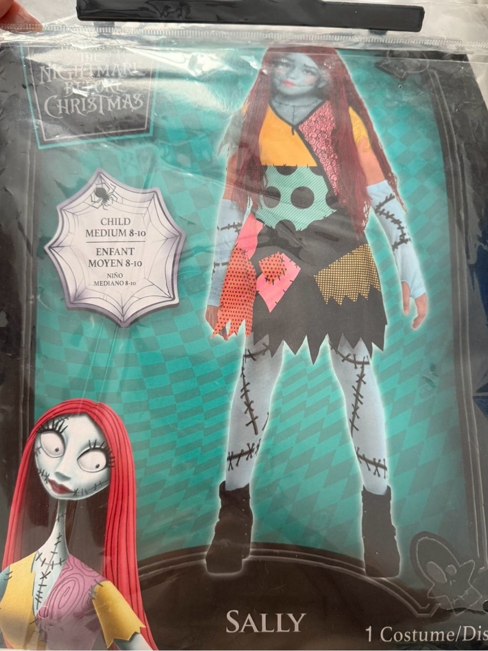 Sally Girls' Costume (Nightmare Before Christmas) - Multi-Color